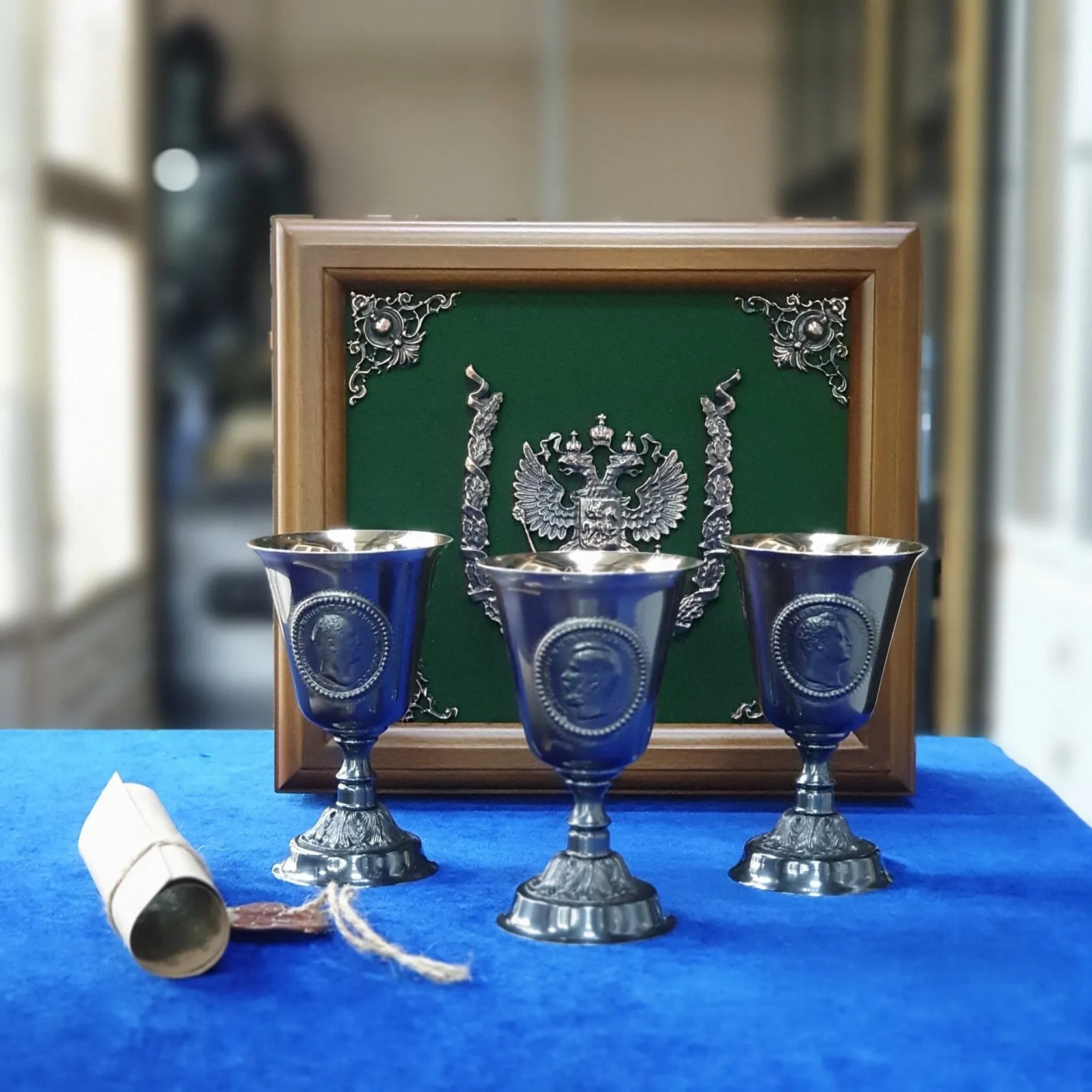 Набор «Царский» рюмки на троих